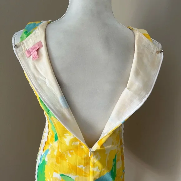 Lilly Pulitzer “Mila” Shift Dress in Sunglow size 4 - Picture 6 of 10